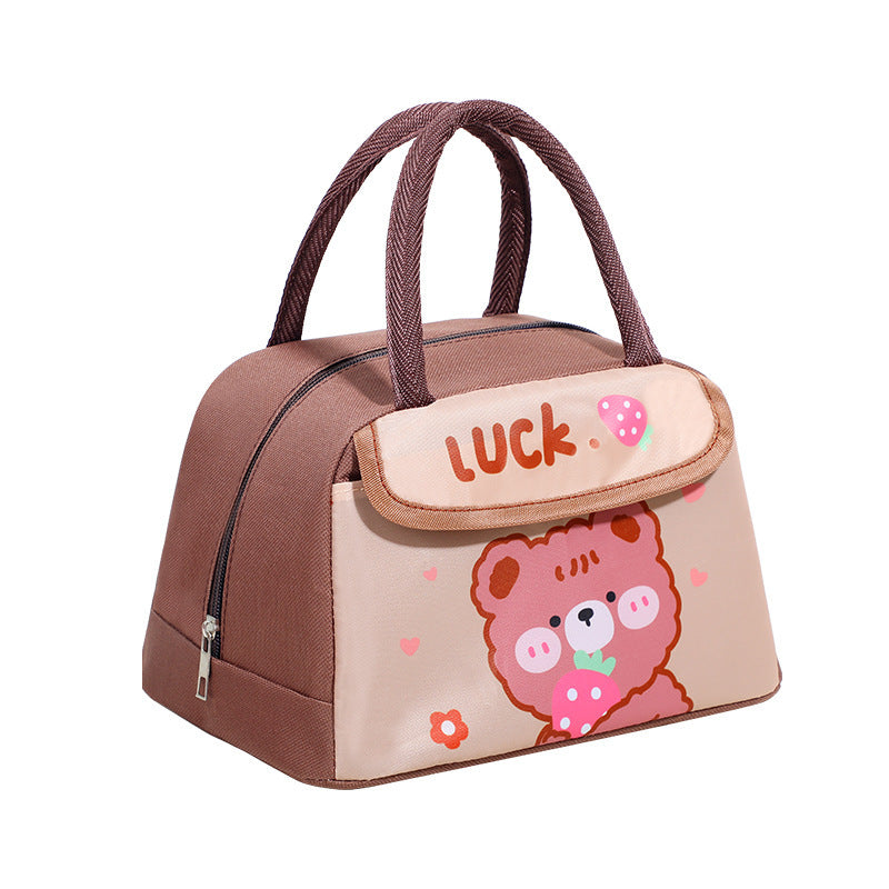 Süße isolierte Lunchtasche mit Dinosauriermotiv