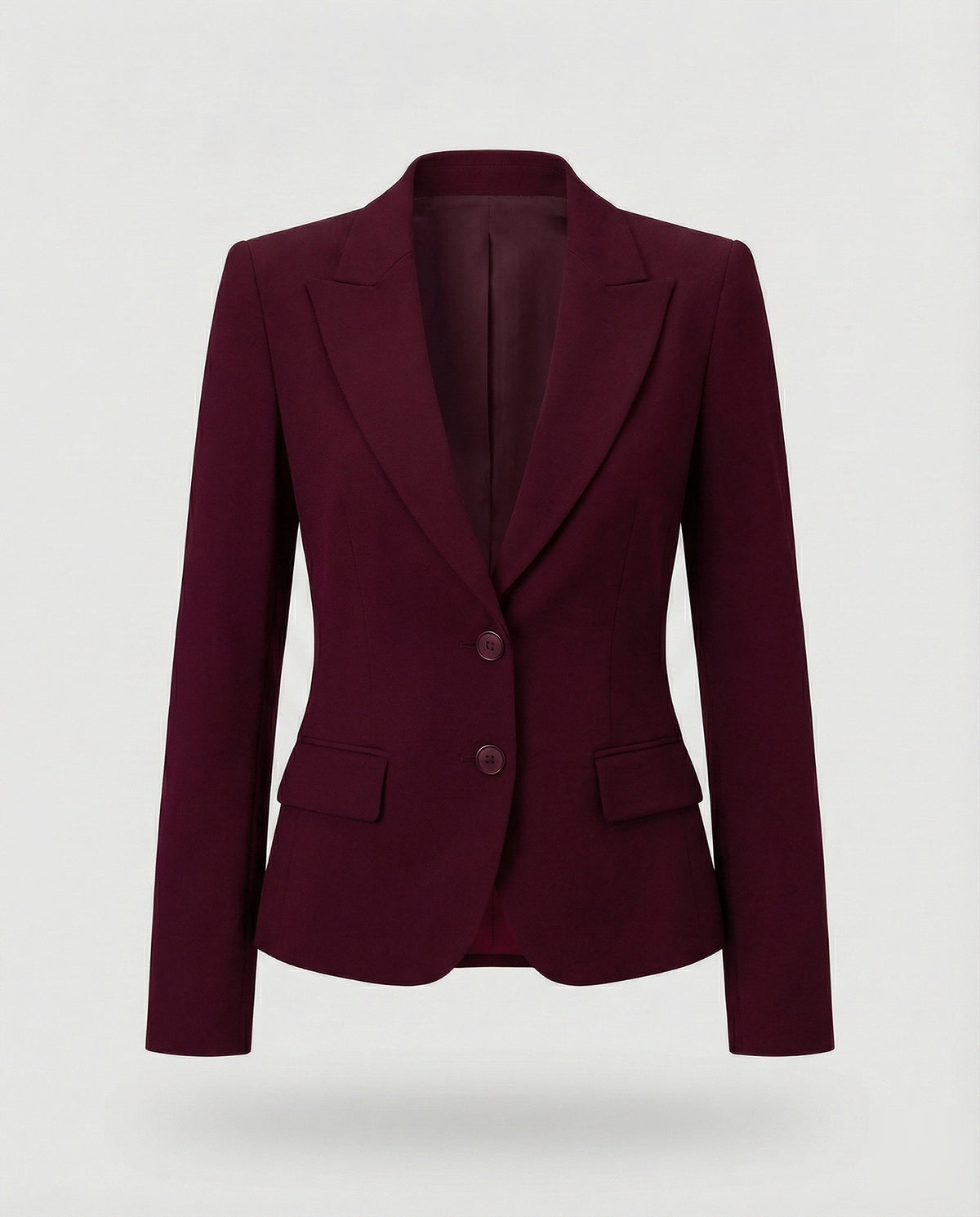 Taillierter Damen-Businessblazer mit Schößchen