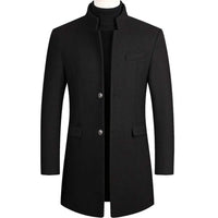 Taillierter Herrenblazer mit Stehkragen