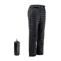 Thermo-Gänsedaunenhose mit Reißverschluss für Outdoor, Camping, Wandern und Skifahren