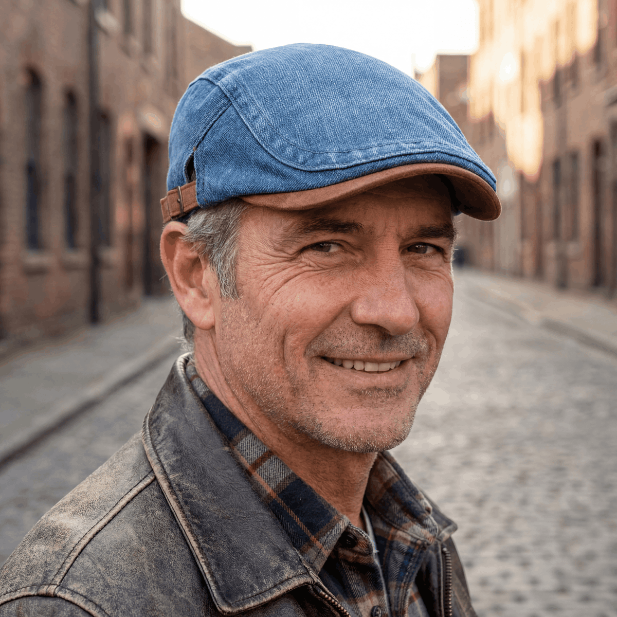 Timothy | Klassische Schiebermütze im Vintage-Retro-Stil