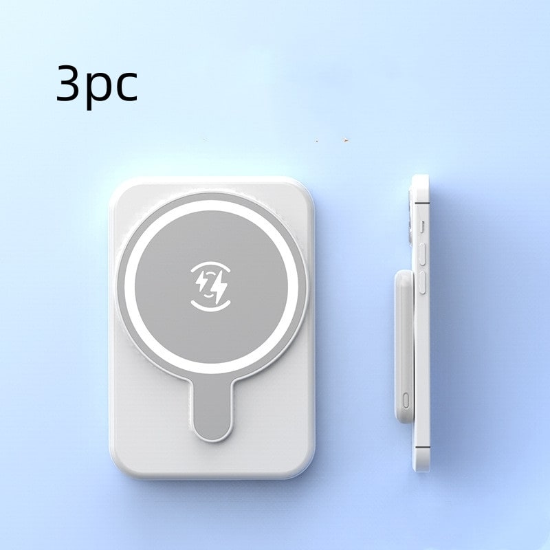Tragbare magnetische Schnelllade-Powerbank für Smartphones mit 10.000 mAh, kabellos und im schlanken Design