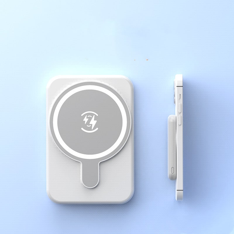 Tragbare magnetische Schnelllade-Powerbank für Smartphones mit 10.000 mAh, kabellos und im schlanken Design