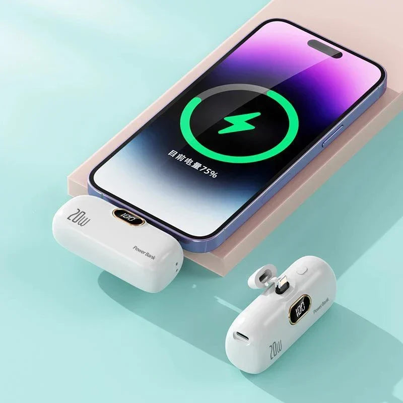 Tragbare Powerbank mit LED-Display und Dual-Port-Kompatibilität, 30000 mAh