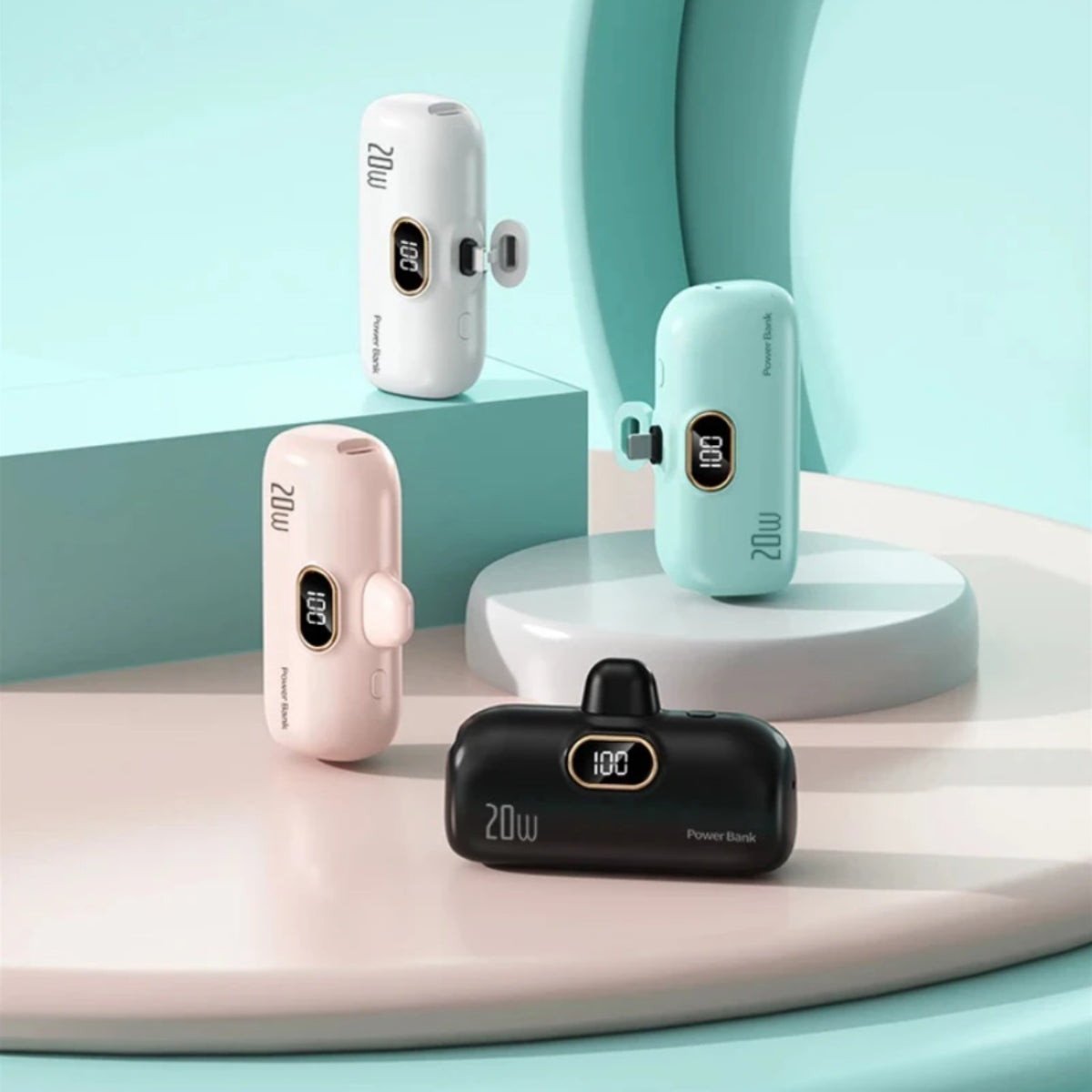 Tragbare Powerbank mit LED-Display und Dual-Port-Kompatibilität, 30000 mAh