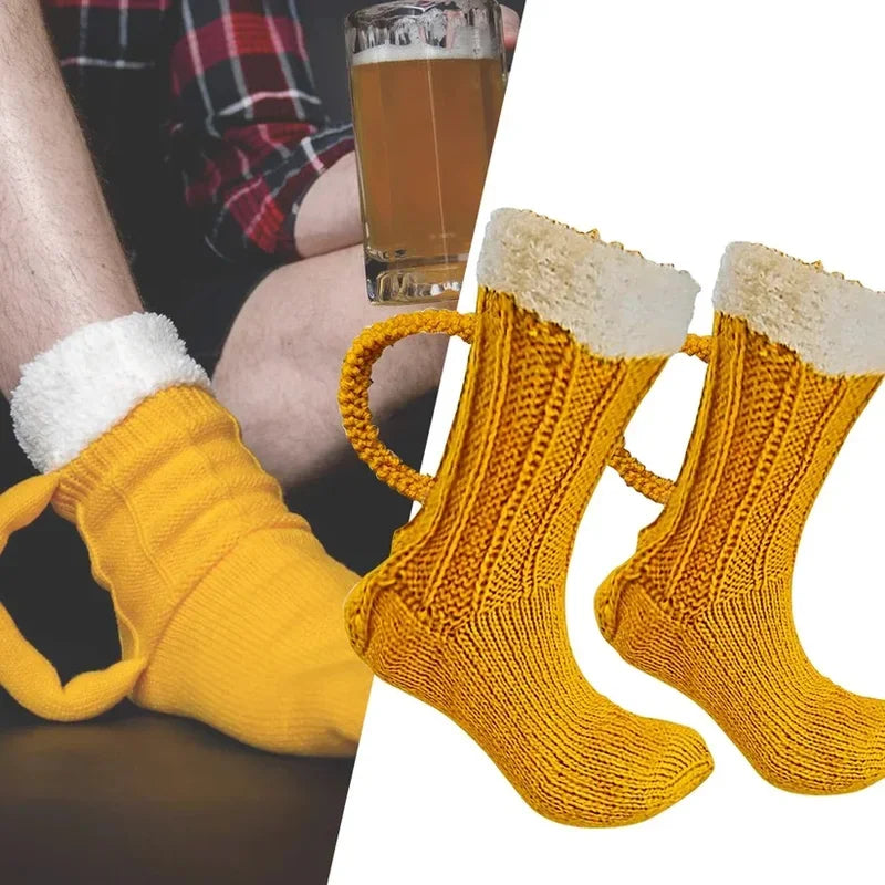Unisex-Socken im Bierkrug-Design für das Oktoberfest