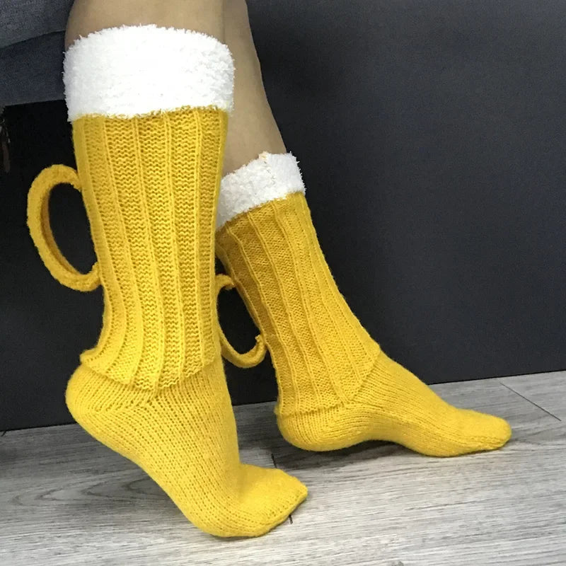 Unisex-Socken im Bierkrug-Design für das Oktoberfest