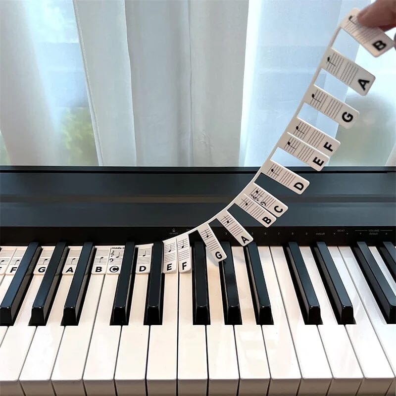 Universelle Notenleisten für Klavier und Keyboard für Anfänger