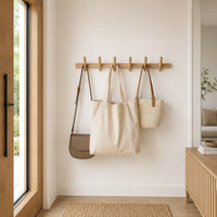 Wandregal aus Eichenholz im minimalistischen Design – verschiedene Größen und einzigartige Holzmaserung