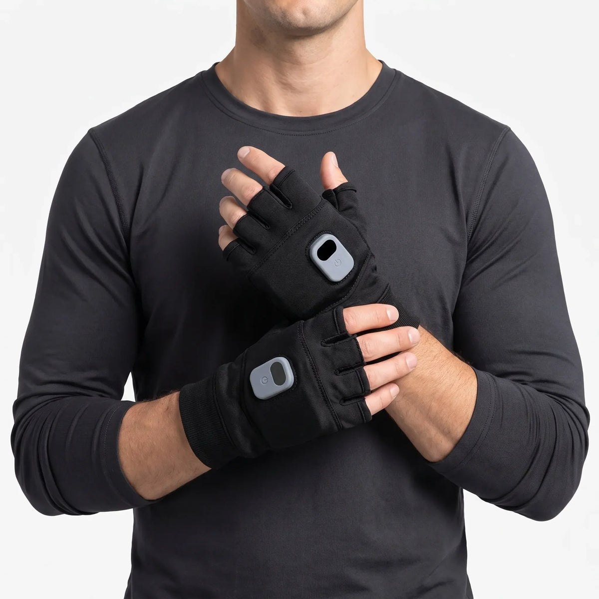 Warme fingerlose elektrisch beheizbare Handschuhe