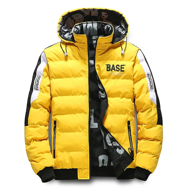 Warme Herren-Daunen-Winterjacke