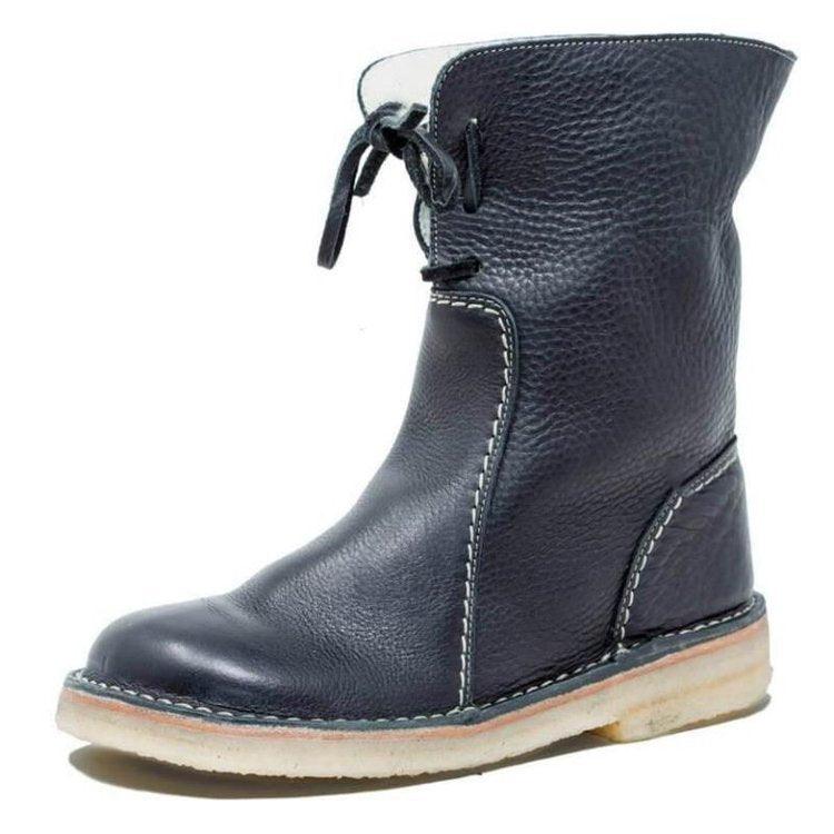 Wasserdichte Damen-Winterstiefel mit Fleece- und Wollfutter