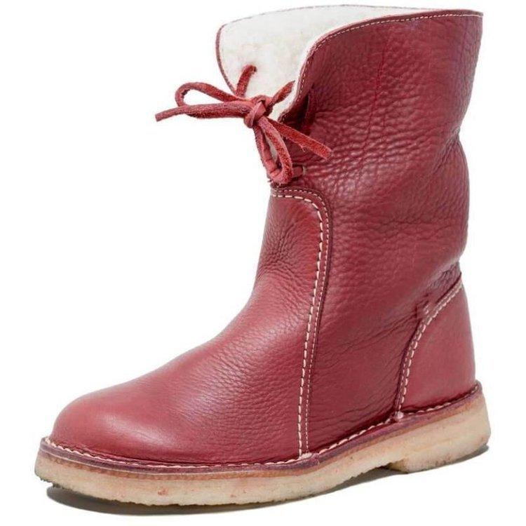 Wasserdichte Damen-Winterstiefel mit Fleece- und Wollfutter