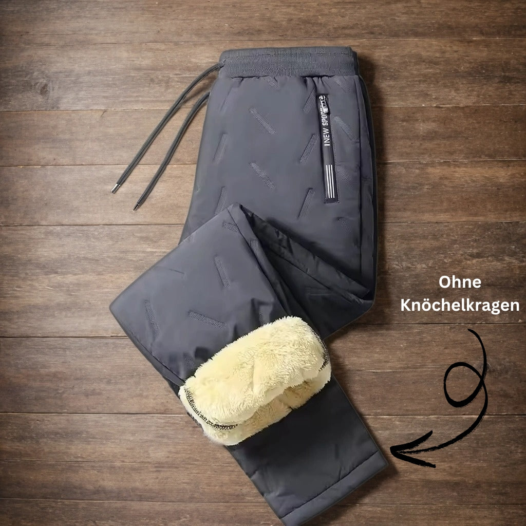 Wasserdichte, fleecegefütterte Winterhose für Damen und Herren