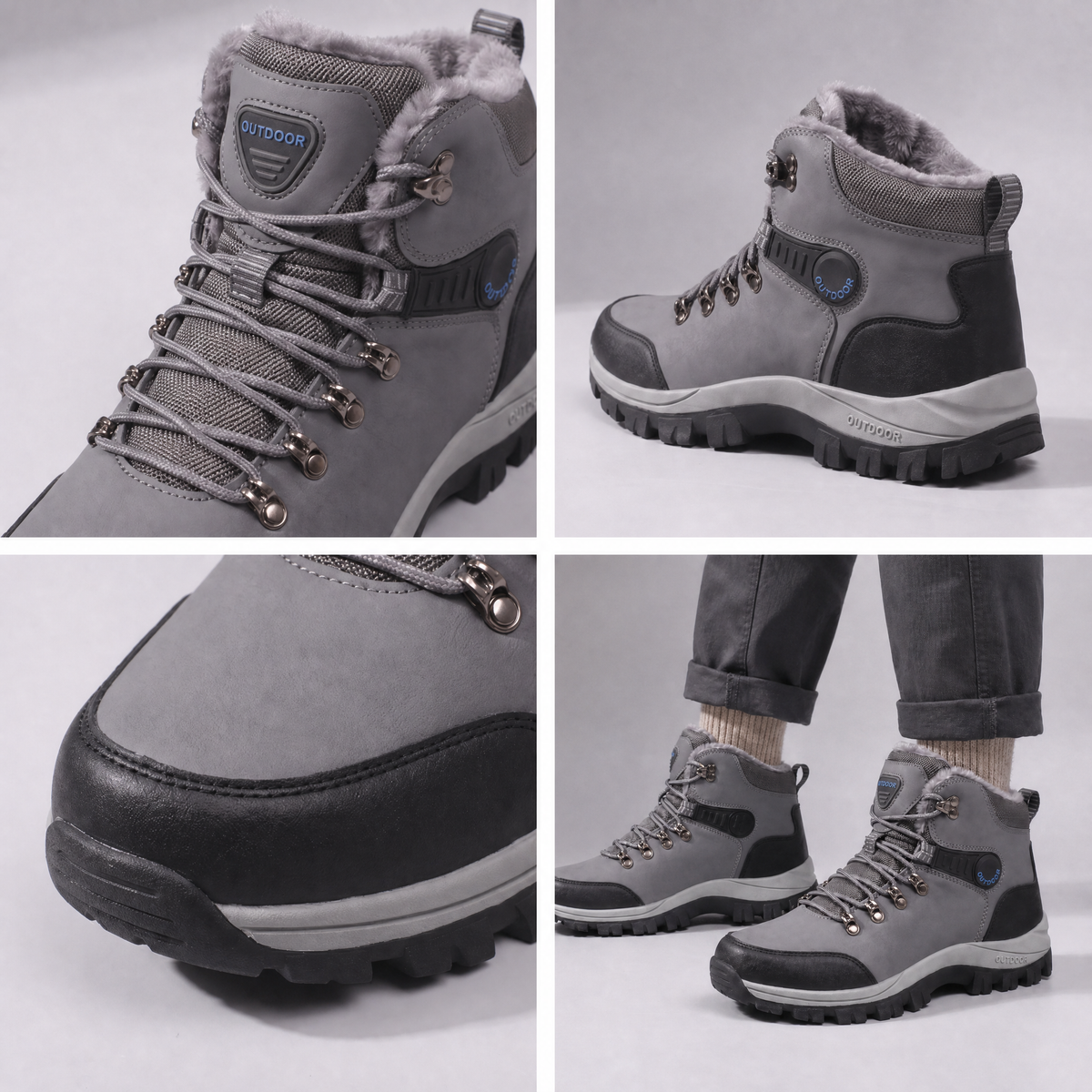 Wasserdichte Winterwanderstiefel