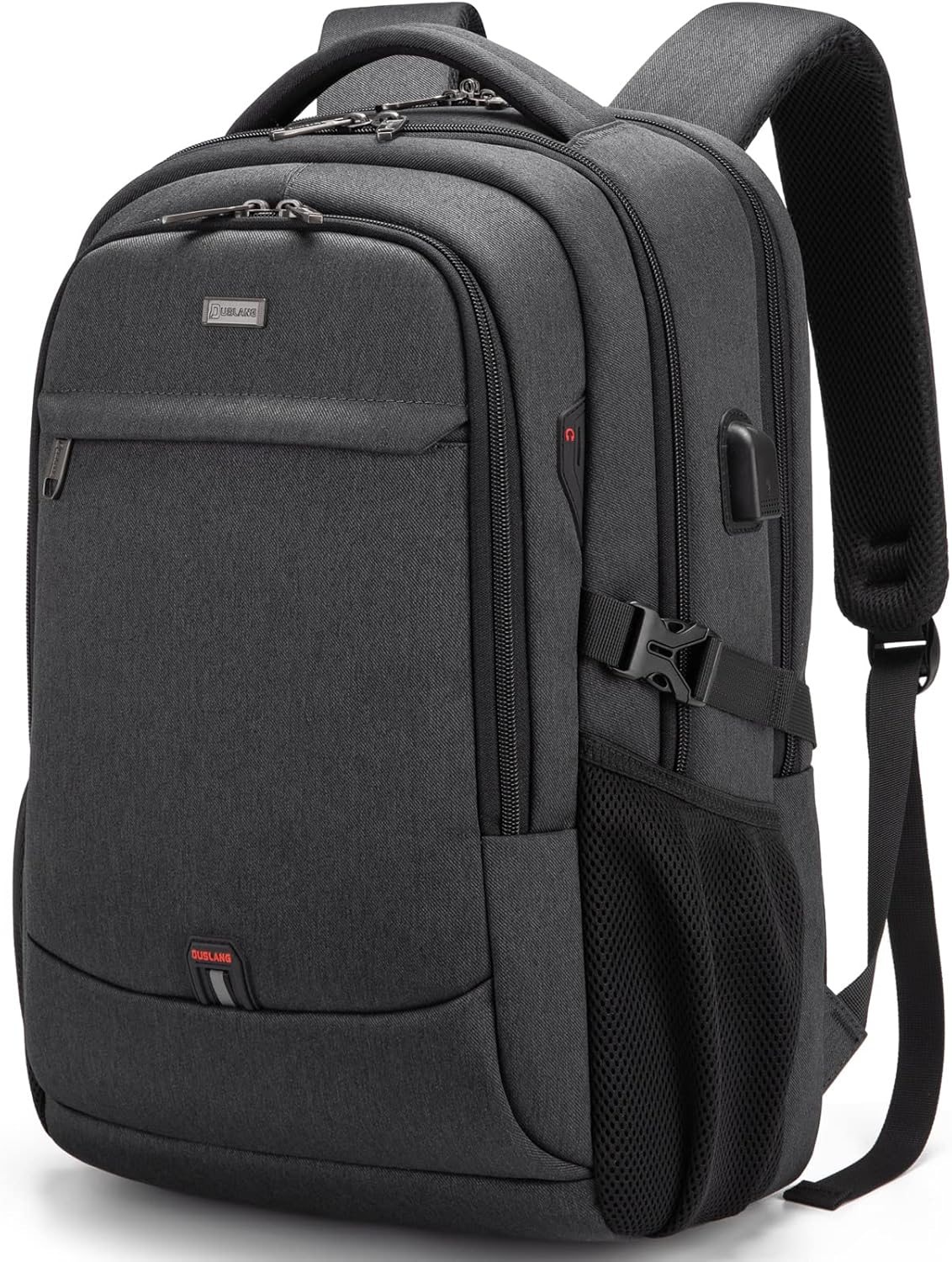 Wasserdichter Reise-Laptop-Rucksack mit USB-Anschluss und organisierter Fächereinteilung