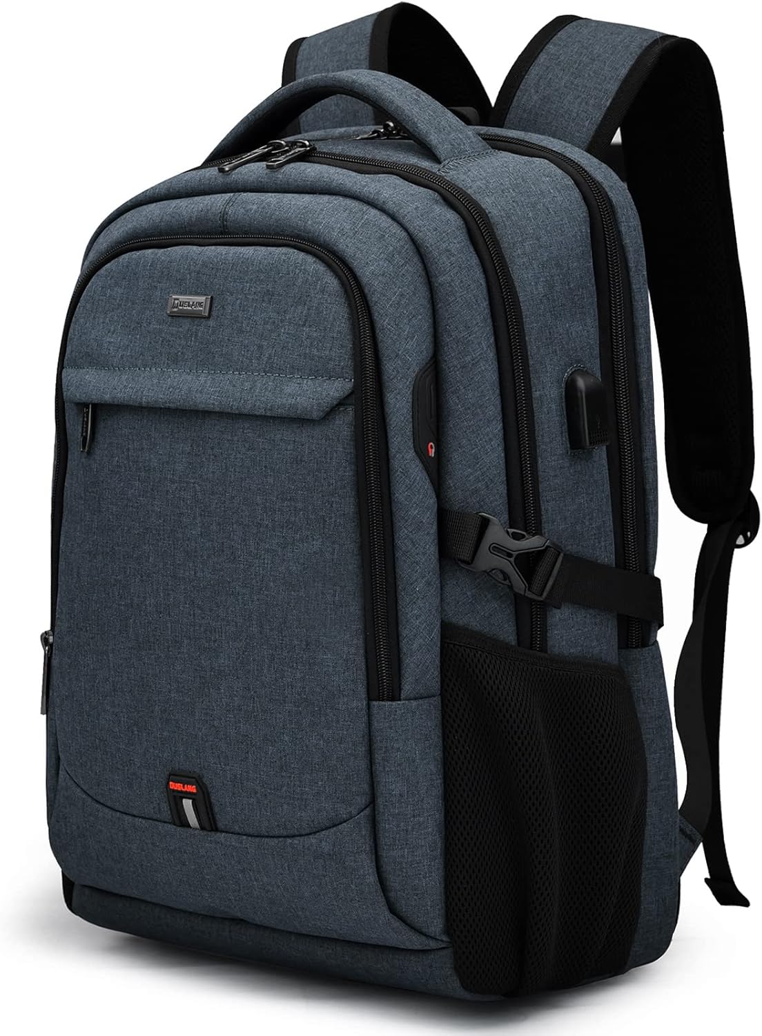 Wasserdichter Reise-Laptop-Rucksack mit USB-Anschluss und organisierter Fächereinteilung