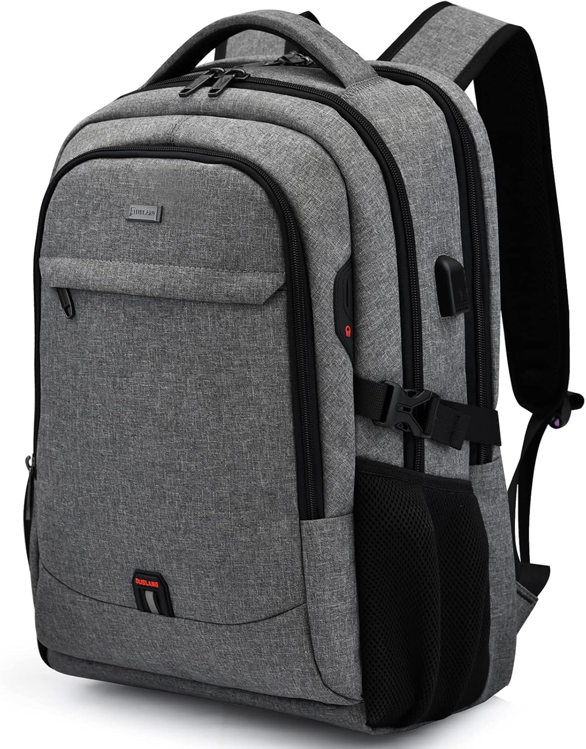 Wasserdichter Reise-Laptop-Rucksack mit USB-Anschluss und organisierter Aufteilung