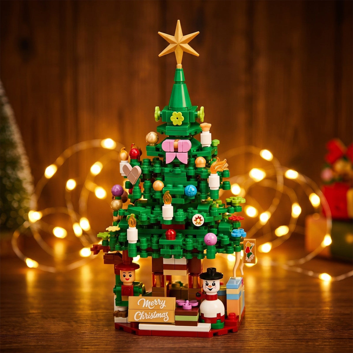 Weihnachtsdorf-Adventskalender mit Bausteinen, 864 Teile